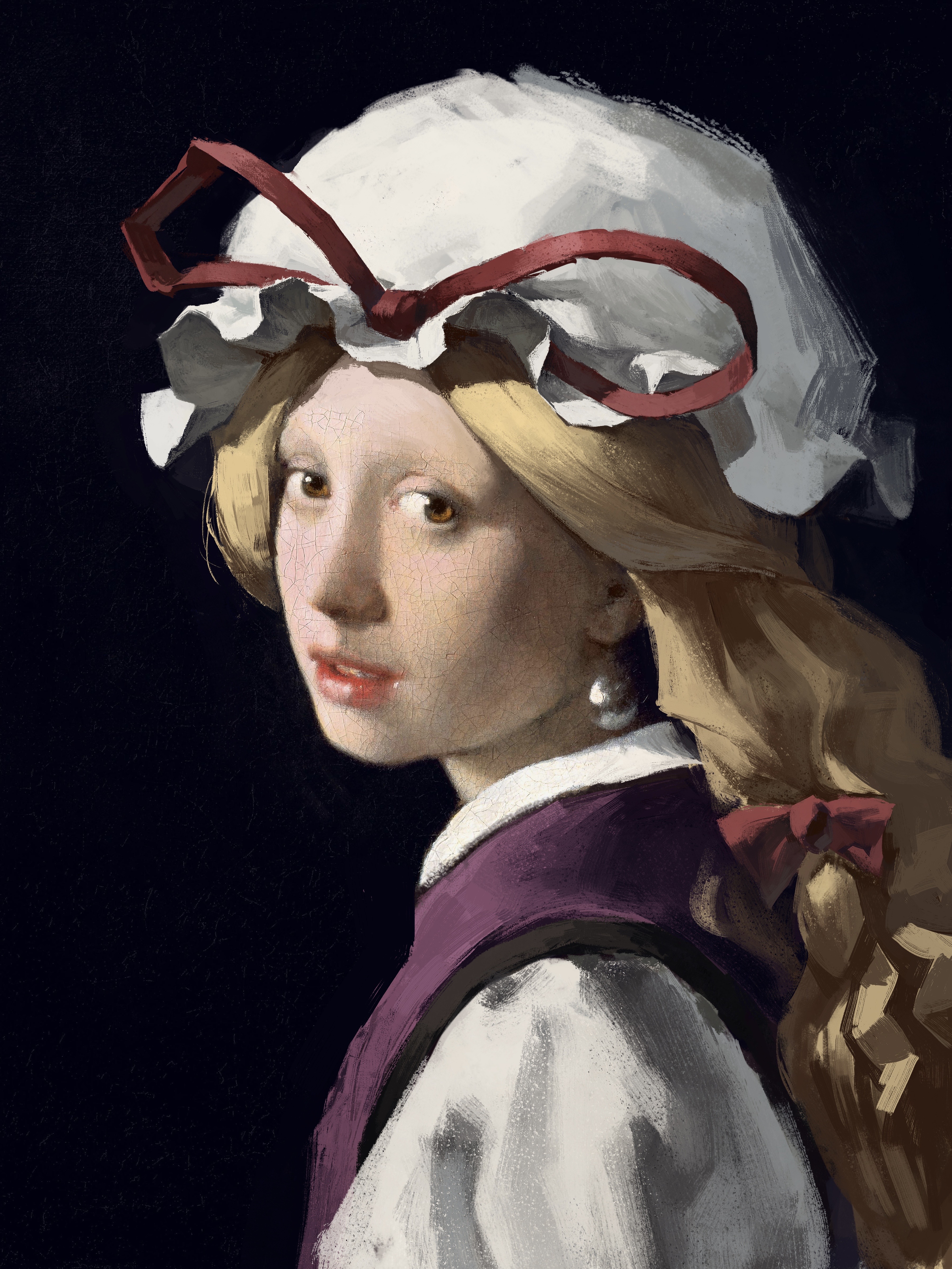 戴珍珠耳环的少女 × 戴珍珠耳环的17岁少女